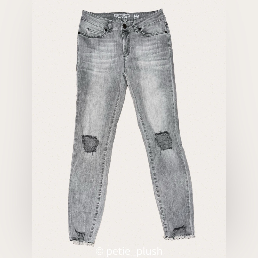 Noisy May | EUC | Women's Distressed Gray Jeans | Size: 29
